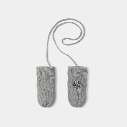 Baby boy fleece-lined mittens