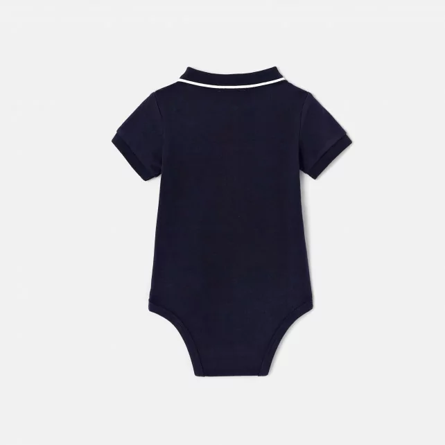 Baby boy polo shirt bodysuit