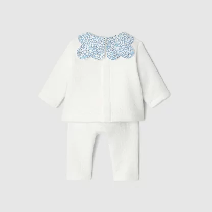 Baby girl ensemble in double jersey