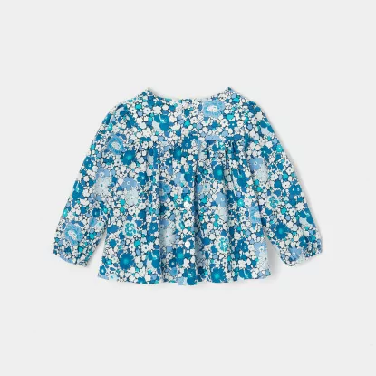 Baby girl Liberty fabric blouse