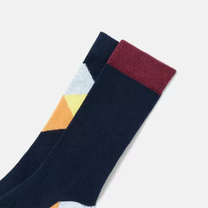 Set of two pairs of boy high socks