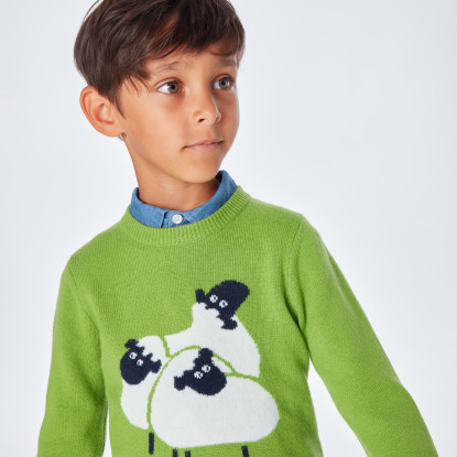 Zēnu džemperis ar austu aitu