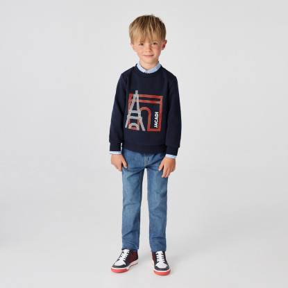 Zēnu divpusējs sporta džemperis