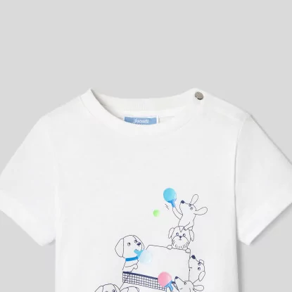Baby boy dog print t-shirt