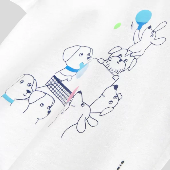 Baby boy dog print t-shirt