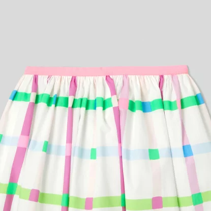 Girl plaid skirt