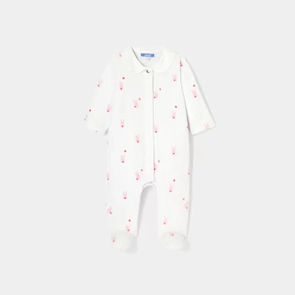 Mazuļu pidžama no apdrukāta velūra meitenēm