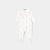 Baby girl pyjamas in printed velvet