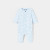 Baby boy jumpsuit with cloud pattern