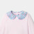 Baby girl jumper with Liberty fabric collar