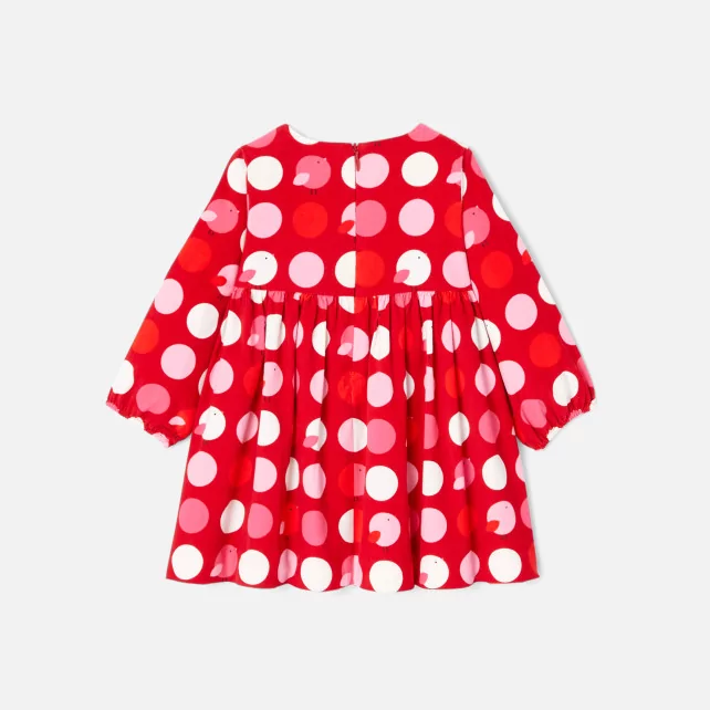 Baby girl dress with long sleeves