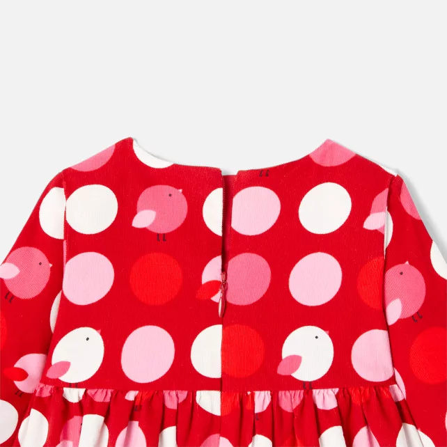Baby girl dress with long sleeves