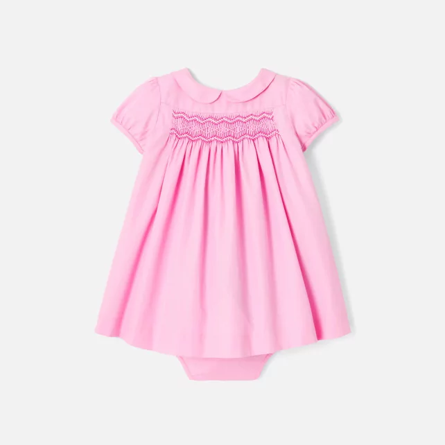 Baby girl dress with balloon sleeves