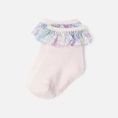Baby girl socks with ruffles