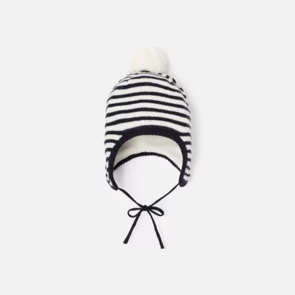 Baby boy hat with stripes